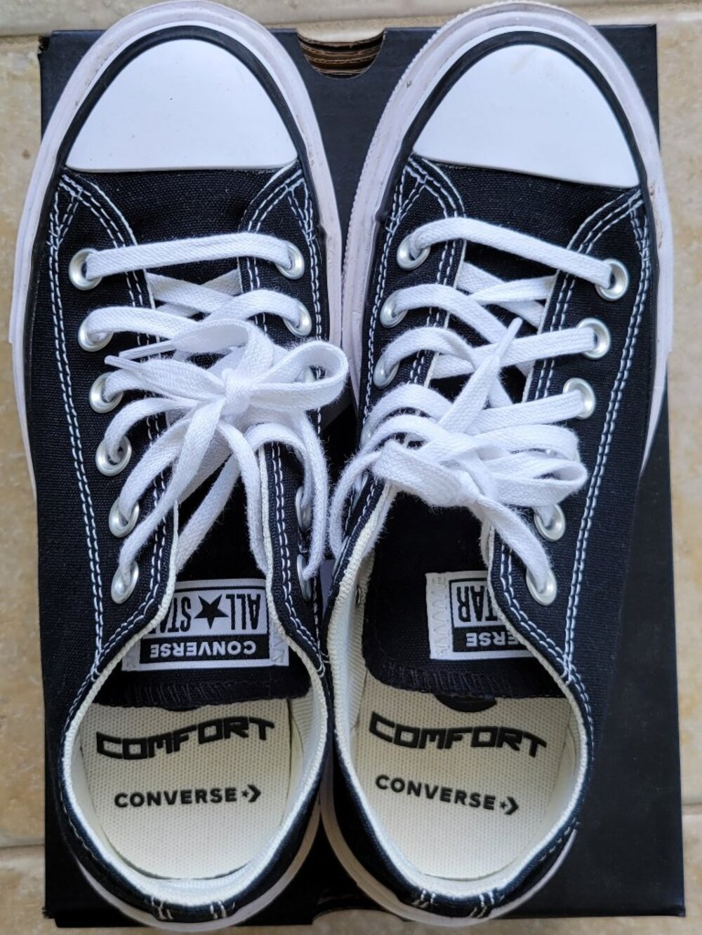 Converse Chuck Taylor All Star Move Platform Low Top Black Sneakers Size 6